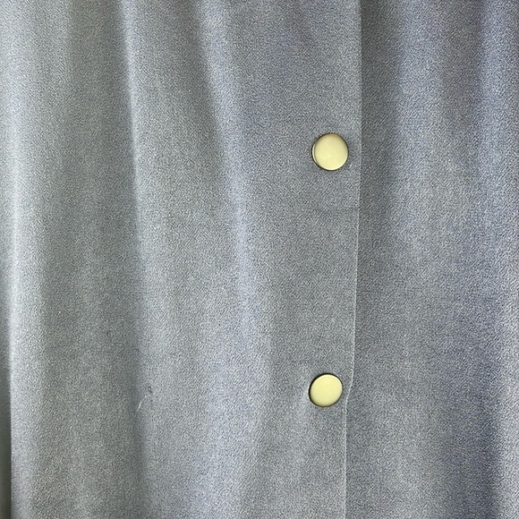 DKNY x Cara Delevingne Midnight Striped-Trim Varsity Jacket - Picture 5 of 12